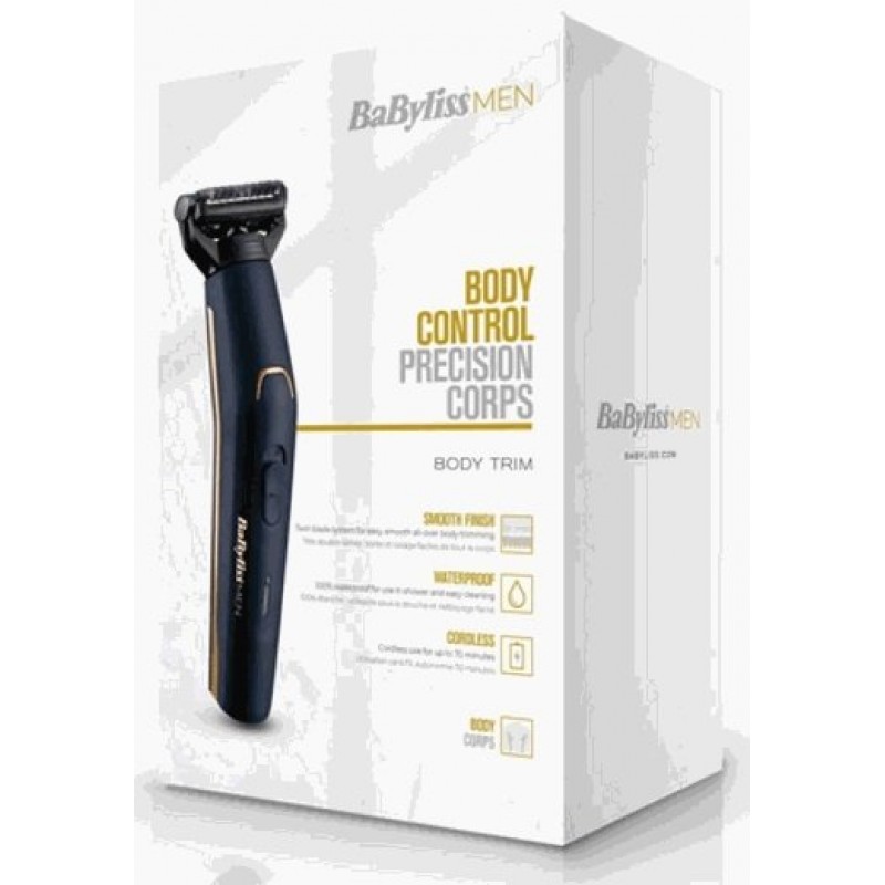 BaByliss Тример для тіла BG120E, 4 насадки, чорний