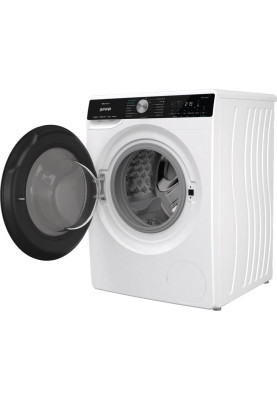 Gorenje Пральна машина фронтальна, 10кг, 1400, A+++, 60см, дисплей, інвертор, пара, Wi-Fi, підсвітка барабану, білий