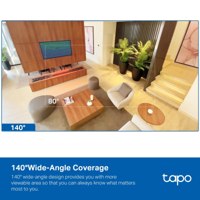 TP-Link IP-камера Tapo C125 4MP N300 microSD motion detection, штучний інтелект