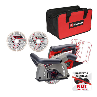 Einhell Борозник акумуляторний TP-MA 36/30 Li BL - Solo PXC 36В безщіткові диски 125 мм паз 8-30мм глибина пазу 5-30мм 4.19 кг без АКБ і ЗП Einhell Борозник акумуляторний TP-MA 36/30 Li BL - Solo PXC 36В безщіткові диски 125 мм паз 8-30мм глибина пазу 5-30мм 4.19 кг без АКБ і ЗП