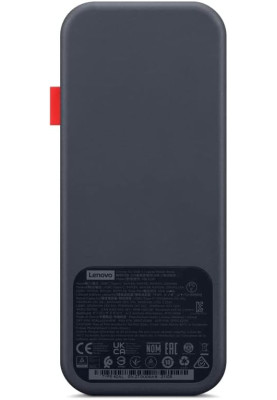 Lenovo Портативний зарядний пристрій Power Bank 20000 mAh, Go USB-C Laptop, Thunder Black