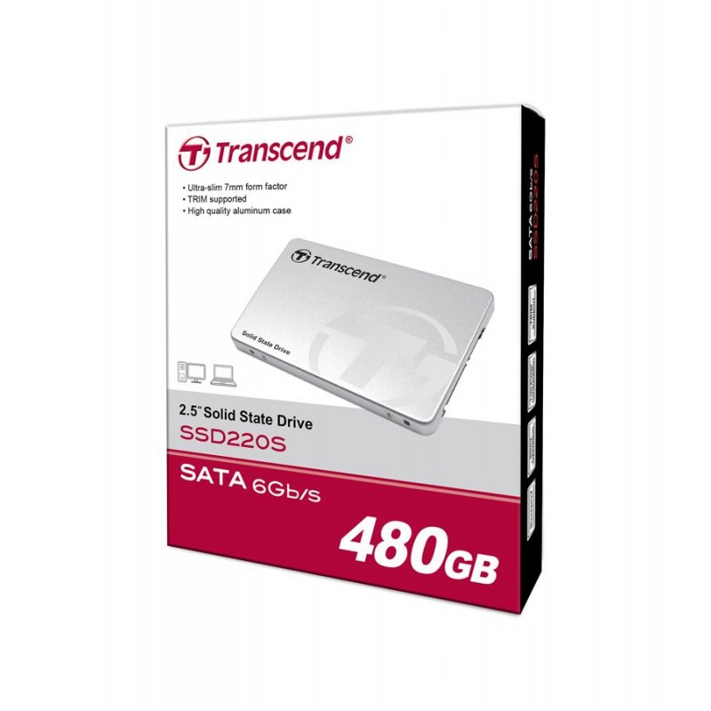 Transcend SSD220[Накопичувач SSD 2.5" 480GB SATA 220S]