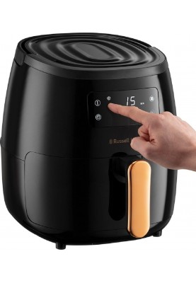 Russell Hobbs Мультипіч SatisFry Air Large, 1650Вт, чаша-5л, сенсорне керув., алюміній/пластик, чорно-мідний