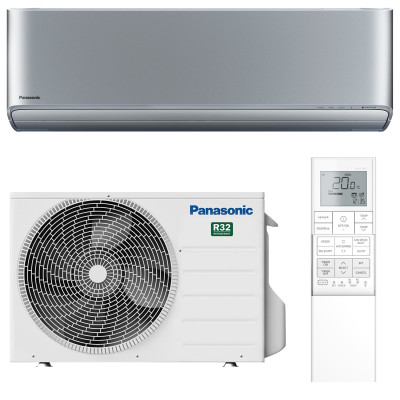 Panasonic Кондиціонер Etherea 35м2 інвертор 12000BTU 3.5кВт A+++/A+++ -20°С Wi-Fi R32 сріблястий Panasonic Кондиціонер Etherea 35м2 інвертор 12000BTU 3.5кВт A+++/A+++ -20°С Wi-Fi R32 сріблястий