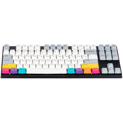 Varmilo Клавіатура механічна APT87 CMYK, C-TK Brown, WL/USB-A, White Led