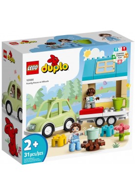 LEGO Конструктор DUPLO Town Сімейний будинок на колесах