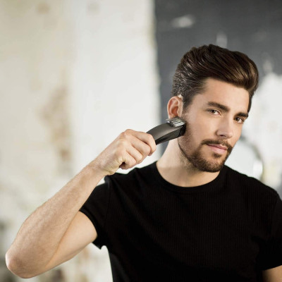 Remington Тример Beard Boss Pro, для бороди і вусів, акум., титан.напил., чорний