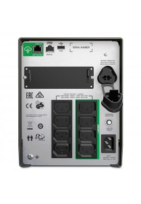 APC ИБП Smart-UPS 1000VA/700W, LCD, USB, SmartConnect, 8xC13