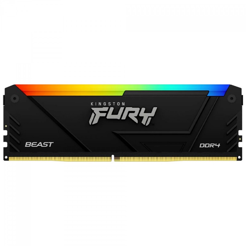 Kingston Пам'ять ПК DDR4 64GB KIT (32GBx2) 3200 FURY Beast RGB