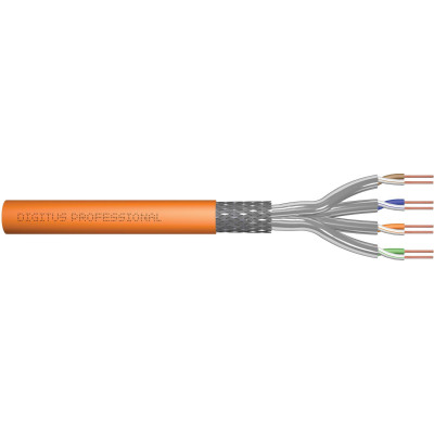 Digitus Кабель "віта пара" CAT 7 S-FTP, 500м, AWG 23/1, LSZH, оранжевий