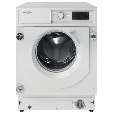 Whirlpool Пральна машина вбудована фронтальна, 7кг, 1400, D, 60см, дисплей, пара, білий