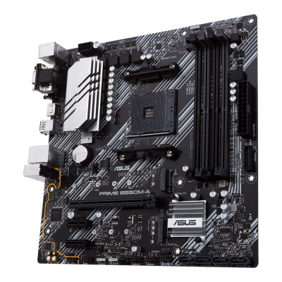 ASUS Материнська плата PRIME B550M-A sAM4 B550 4xDDR4 M.2 HDMI-DVI-VGA mATX