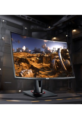 ASUS Монітор 27" TUF Gaming VG27VQ DVI, HDMI, DP, MM, VA, 165Hz, 1ms, CURVED, FreeSync, Pivot