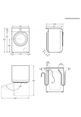 Electrolux Пральна машина фронтальна, 10кг EW8F161PSUC