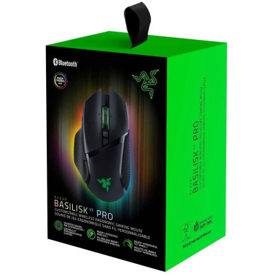 Razer Михайло Basilisk V3 Pro RGB BT/WL Black