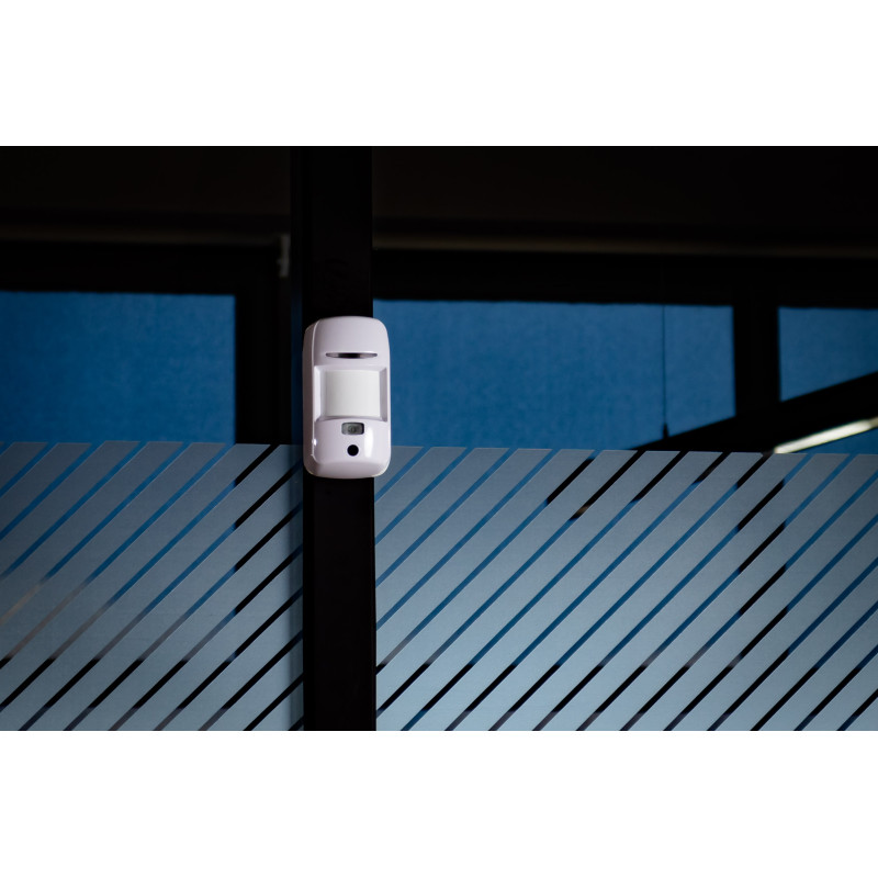 U-Prox Датчик руху з камерою фото за запитом PIR Cam White, бездротовий, білий