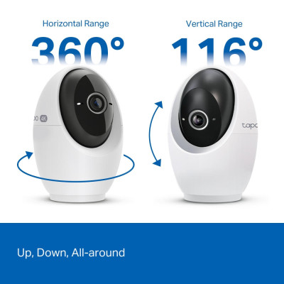 TP-Link IP-камера Tapo C260 8MP N300 microSD motion detection.