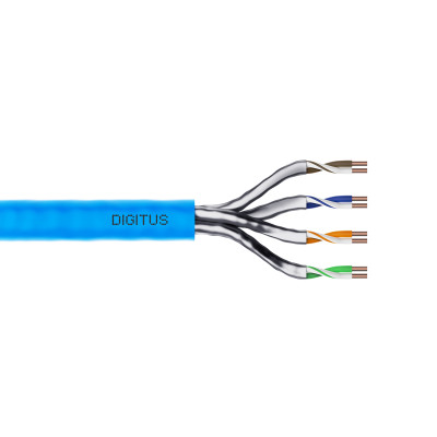 Digitus Кабель "вита пара" CAT 6A U-FTP, 305м, AWG 23/1, LSZH-1, Cca, синій