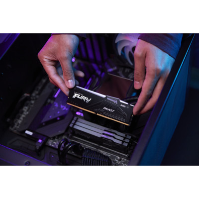Kingston Пам'ять ПК DDR5 32GB 5600 Beast Black RGB