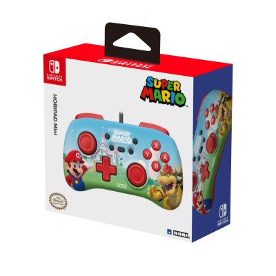 Hori Геймпад провідний Horipad Mini (Super Mario) для Nintendo Switch, Blue/Red