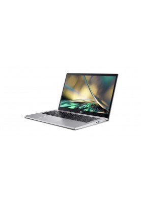 Acer Ноутбук Aspire 3 A315-59 15.6" FHD IPS, Intel i7-1255U, 32GB, F1TB, UMA, Lin, сріблястий