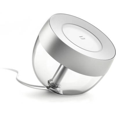 Philips Hue Настільний світильник розумний  Iris, 2000K-6500K, RGB, ZigBee, Bluetooth, димування, срібний