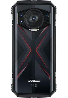 Doogee Смартфон S118 6.58" 8/512ГБ, 2SIM, 10800мА • рік, чорно-червоний