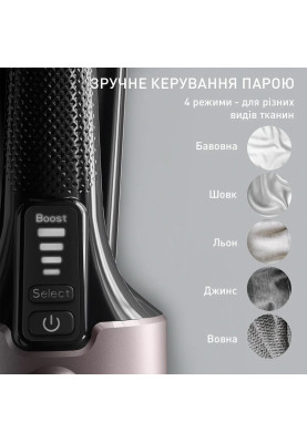 Tefal Відпарювач компактний Pure Force 3в1, 1800Вт, 180мл, постійна пара - 35гр, керам.
