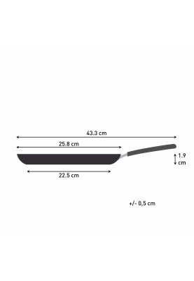 Tefal Сковорода для млинців So' Light, 25см, алюміній, бакеліт, чорний