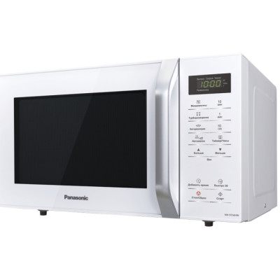 Panasonic Мікрохвильова піч, 25л, 800Вт, дисплей, білий