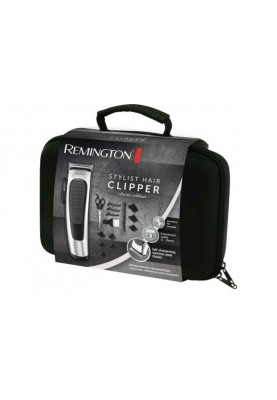 Remington Машинка для стрижки Classic Edition, мережа+акум., роторний мотор, насадок-8, кейс, акс. компл, сріблястий