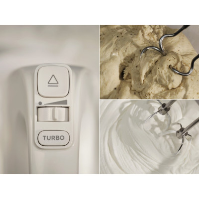Electrolux Міксер стаціонарний 500Вт, насадки-4, чаша-метал, 3.5л, білий Electrolux Міксер стаціонарний 500Вт, насадки-4, чаша-метал, 3.5л, білий