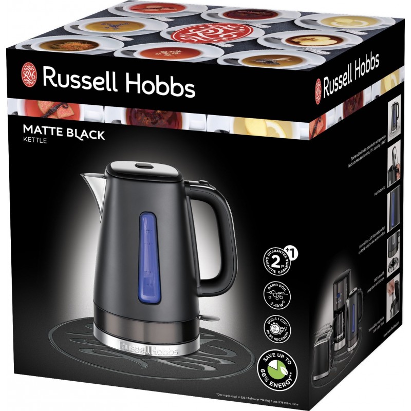 Russell Hobbs Електрочайник 26140-70 Kettle Matte Black