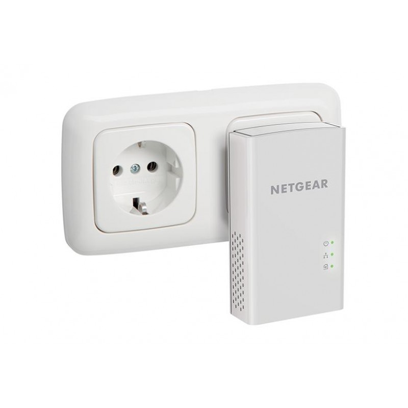 NETGEAR Powerline-адаптер PL1000, 1xGE, біл. кол. (2шт.)