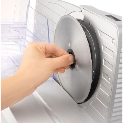 Sencor Скиборізка, 100Вт, лезо-нержавіюча сталь, діаметр ножа-170мм, корпус-метал/пластик, сірий