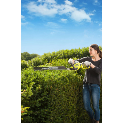 Ryobi Кущоріз мережевий RHT8165RL 800Вт 65см крок різу 34мм 4кг Ryobi Кущоріз мережевий RHT8165RL 800Вт 65см крок різу 34мм 4кг