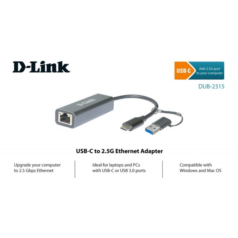 D-Link Мережевий адаптер DUB-2315