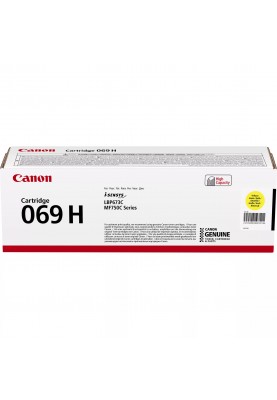 Canon Картридж 069H MF752Cdw/MF754Cdw/LBP673Cdw Yellow (5500 стор.)