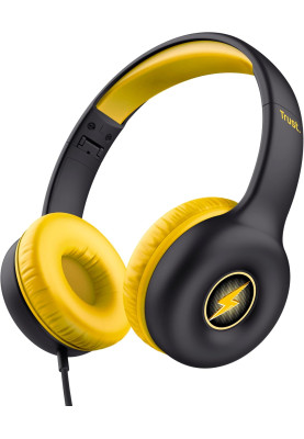 Trust Навушники Nouna Headphones mini-jack, Mic, Чорний
