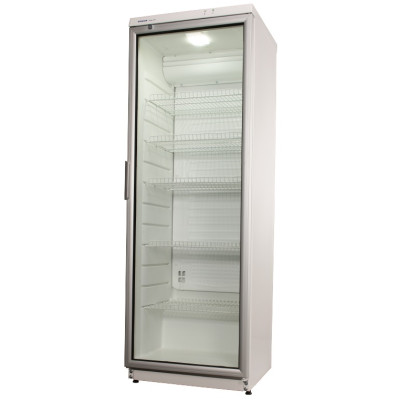SNAIGE Холодильна вітрина, 173x60х60, 350л, полиць -5, зон - 1, бут-154, 1дв., ST, алюмін.двері, білий