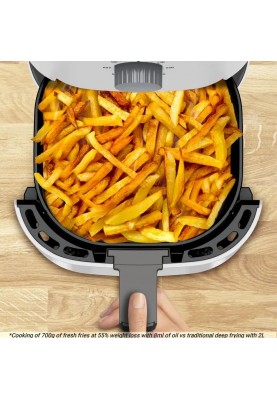 Tefal Мультипіч Easy Fry Essential, 1430Вт, чаша-3.5л, механічне керув., пластик, білий