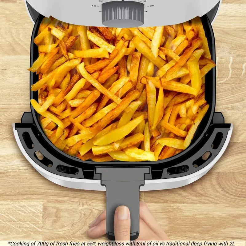 Tefal Мультипіч Easy Fry Essential, 1430Вт, чаша-3.5л, механічне керув., пластик, білий