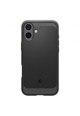 Spigen Чохол для iPhone 16, Rugged Armor MagFit, Matte Black