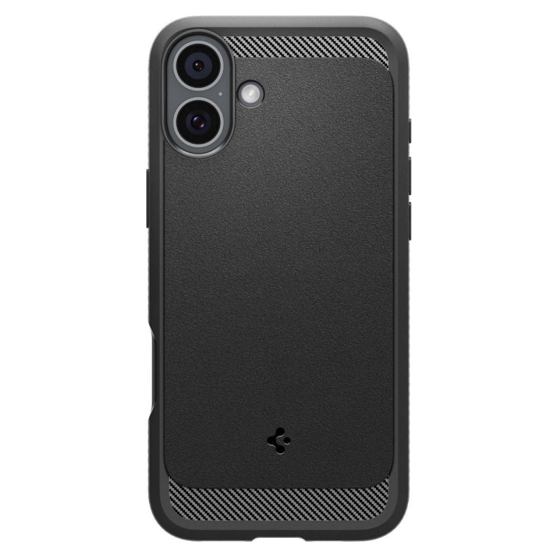 Spigen Чохол для iPhone 16, Rugged Armor MagFit, Matte Black