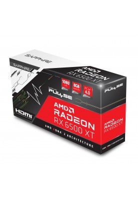 SAPPHIRE Відеокарта Radeon RX 6500 XT 8GB GDDR6 PULSE GAMING OC