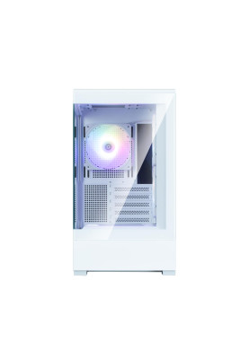 Zalman Корпус P30 White V2, без БР, 1xUSB3.0, 1хUSB Type-C, 3x120мм ARGB, TG Front/Side Panel, mATX, білий