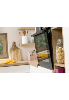 Gorenje Духова шафа електрична, 77л, A+, TouchFree, пара, дисплей, Wi-Fi керування, піроліз, готув. на різн рівнях, нерж