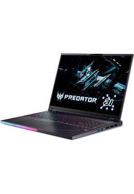 Acer Ноутбук Predator Helios 18 PH18-73 18" WQXGA IPS, Intel U9-275HX, 64GB, F2TB, NVD5080-16, Lin, чорний