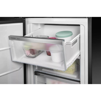 Liebherr Морозильна камера, 185.5x59.7х67.5, 271л, 1дв., D, NF, диспл внутр., сірий