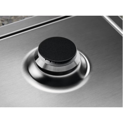 Electrolux Варильна поверхня газова, 75см, чавун, нерж